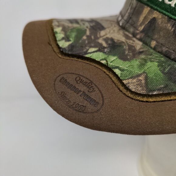 Vaughan Men's Slideback Hat Brown Camo Size OSFA Embroidered Logo Chopper Pumps - Picture 4 of 9